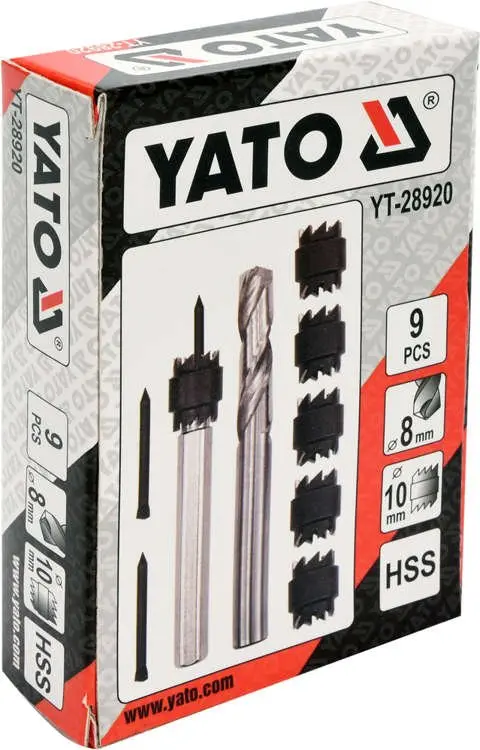 Zestaw rozwiertaków do zgrzewów punktowych YATO YT-28920 01