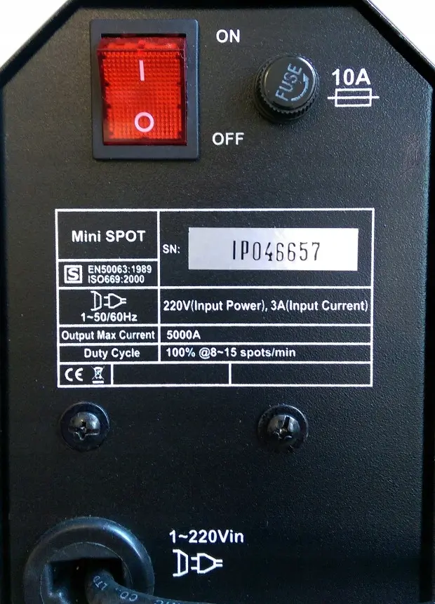 Zgrzewarka spotter Mini Spot 5000A 230V + akcesoria 04