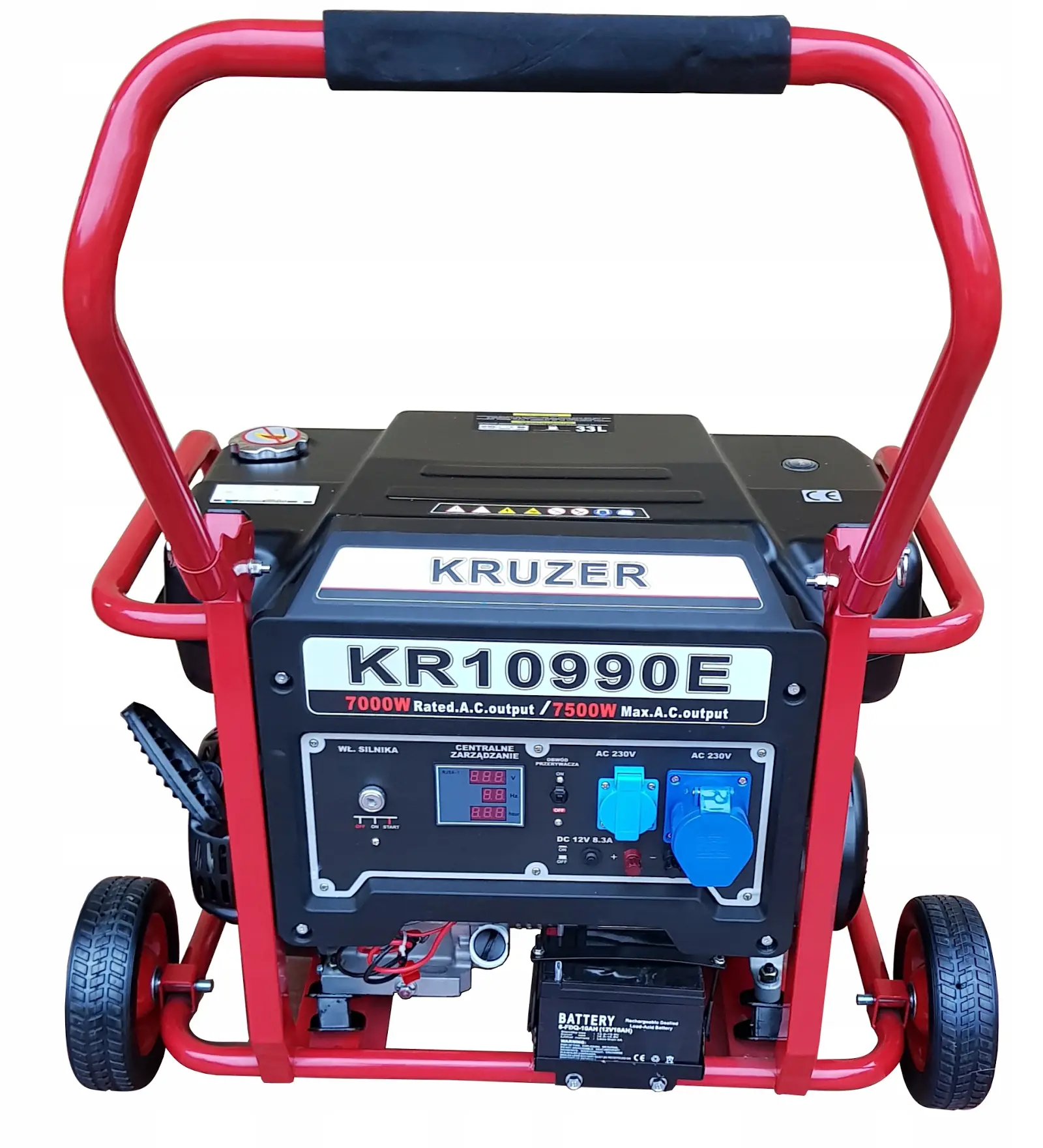 Agregat prądotwórczy Kruzer KR 10990E 7000W AVR 1F 10