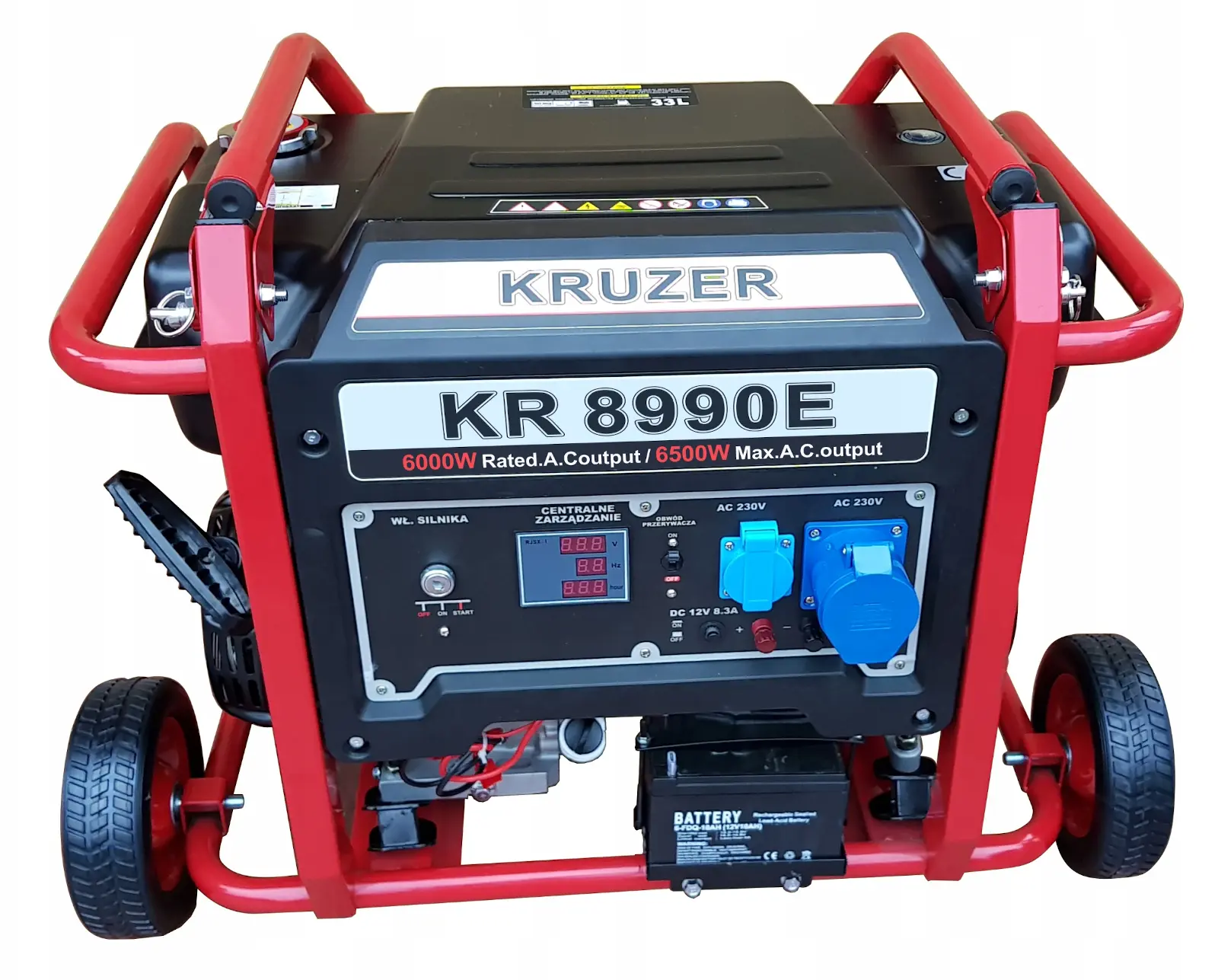 Agregat prądotwórczy Kruzer KR 8990E 6000 W AVR 1F 02