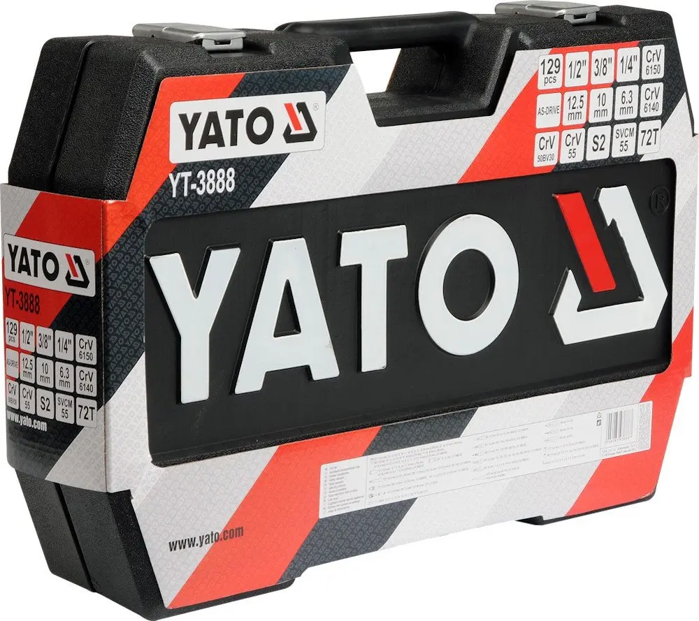 Zestaw narzędziowy YATO YT-38881 - 129 elementów 02