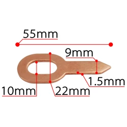 Bity proste 1.5mm - wymiary